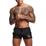 Men Briefs Beach Shorts With Zipper & Pockets - FitnSupport