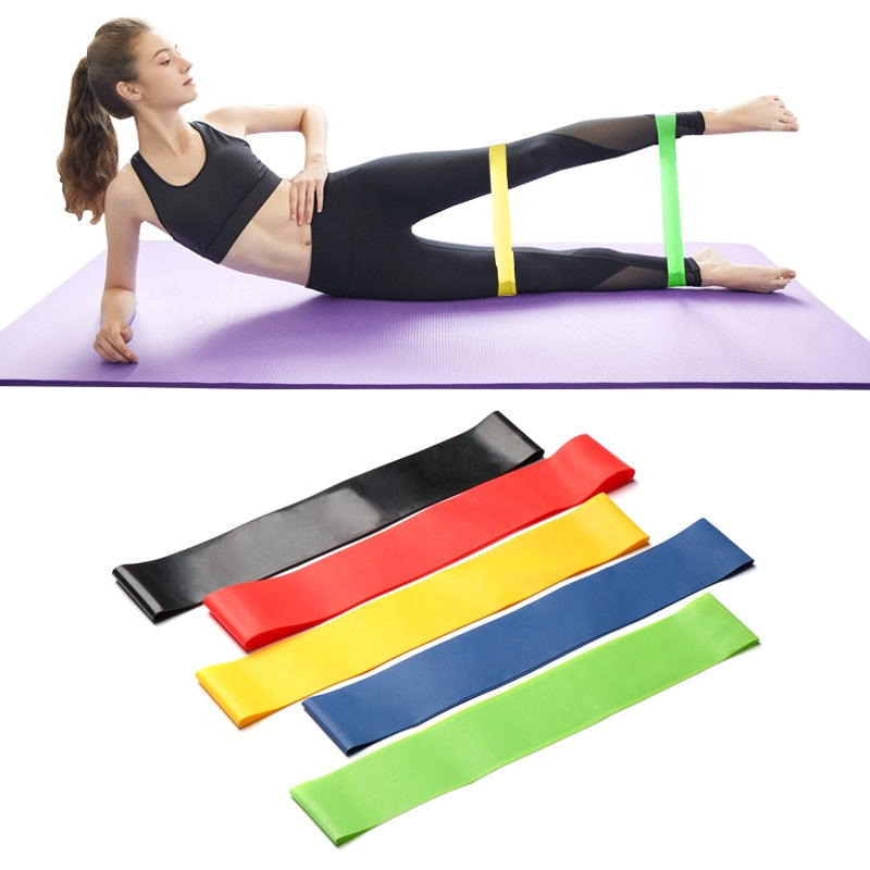 Resistance Exercise Bands for Home Fitness, Stretching, Strength