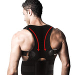 Adjustable Back Posture Corrector Magnetic Therapy Posture Corrector Brace Shoulder Back  Brace Support Belt - FitnSupport