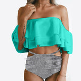 High Waisted Swimsuit Bikinis Women Swimwear - FitnSupport